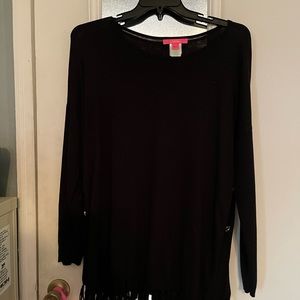 Lilly Pulitzer black sweater size xl
